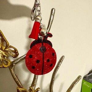 Adorable Crystal Ladybug Bagcharm / Keychain. New in Package ❤️